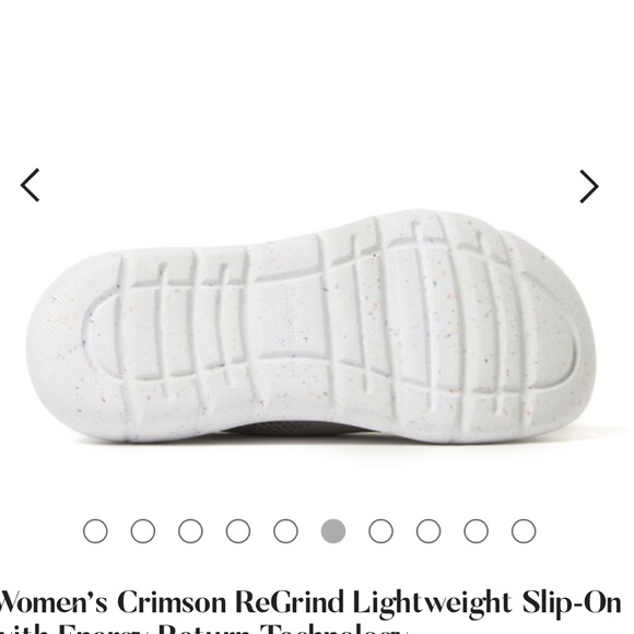 Women’s ReGrind Lightweight Slip-On Energy Return Technology Dearfoams sneakers - Picture 4 of 13